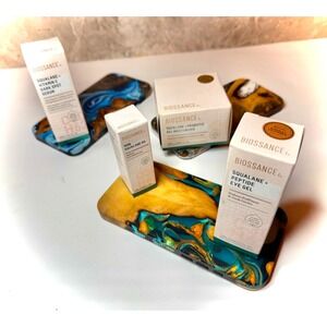 Biossance Squalane Skin Serum Oil Eye Peptide Probiotic Set x 4 Travel 1/Full 3‎